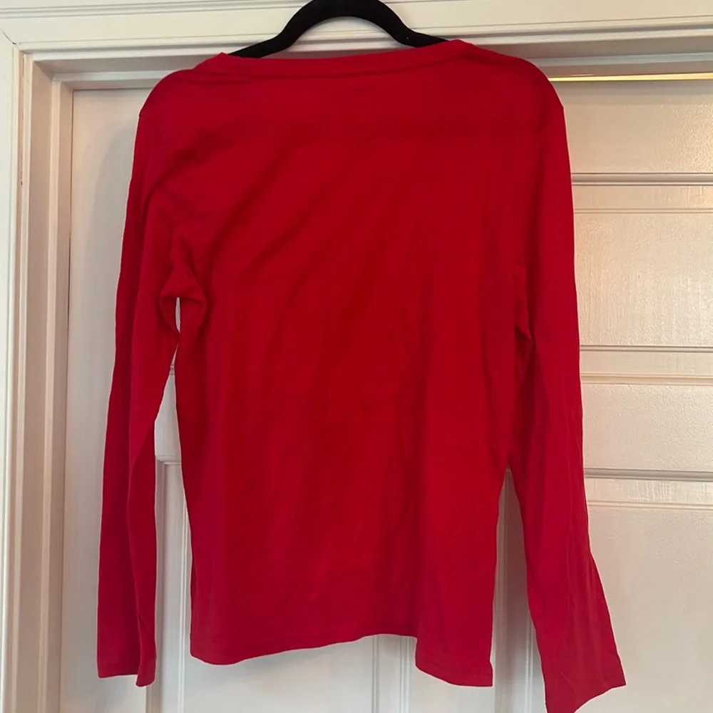 NWOT Fun Love and Plaid top only - Christmas holiday Jammies For Your Family pjs